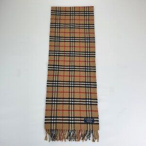 Genuine Burberry wool scarf for men and women size 68 inches excellent condition